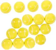 JUMPLAWN 24Pcs Mini Foam Tennis Balls Soft Squishy Sports Balls for Adults Compact Squeeze Balls for Relaxation and for Parties and