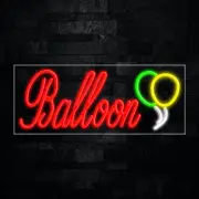Balloon LED Neon Sign 30"L x 12"H #30501