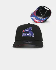[New Era] New Era Chicago White Sox 'Camo Underbrim' 9forty K-frame Snapback Black - Size S/M S/M Black