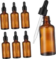 12Pcs Retro Brown Glass Essential Oil Bottles with Dropper Stylish Containers for Women Travel Friendly Bottles for Essential Oils and Liquids