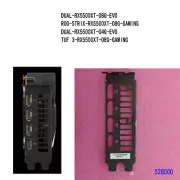 I/O IO shield for ASUS DUAL-RX5500XT-O8G-EVO Video Card Backplate Bracket Panel