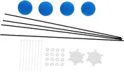Remote Control Airplane Model Frame Kit Rc Helicopter Gear Blades for Aerial Observation Training