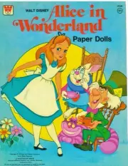 VINTAGE UNCUT 1976 ALICE IN WONDERLAND PAPER DOLLS~~#1 TOP REPRODUCTION SELLER