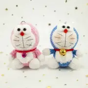Doraemon Inspired Handmade Crochet Keychain
