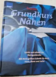 Knaur Burda German Sewing Book with pattern German Words 100%