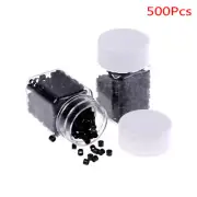 500Pcs 4mm silicone lined micro rings links beads for human hair extensioWGBDYR