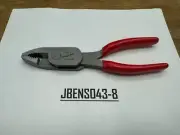 Snap-on Tools USA NEW RED 8" Soft Grip High-Leverage Combination Pliers HL138ACP