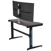 Atdec AWMS-2-BT75 Super Heavy Duty Dual Vertical Monitor Mount. Max Load Per Display: 25kg (flat), 18kg (curved), Grommet Clamp, Silver