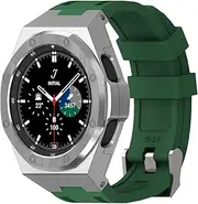[SUPENG] Case + Band Compatible with Samsung Galaxy Watch 4 Classic 46mm Rugged Protective Cover with Screen Protector Compatible with Samsung Watch 4 Classic 46 (Color : Color 13, Size : Watch4 Classic 46mm