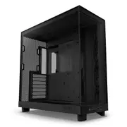 NZXT H6 Flow 2023 Compact Dual Mid Tower ATX Case Black [CC-H61FB-01]