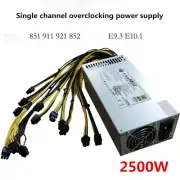 2U 2500W single channel overclocking server power supply S9 T9+A9 E9 DR3 Z1+E11
