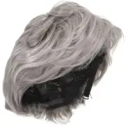 Gray Wig Synthetic Costume Wigs Realistic Men Man Male Hair Replacement