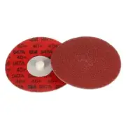 Cubitron II Roloc Durable Edge Disc 947A, 40+, X-weight, TR, Maroon, 3"