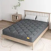 Sweetlove King Single Mattress, Innerspring Mattress Spring Foam Comfort Tight Top Spring Bed Coil High Density Foam Medium Firm