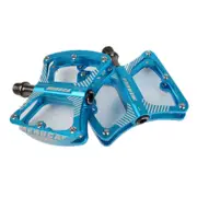 Mountain Bike Pedal witn 3 Bearings Aluminum Alloy Bearing Ultra-light Pedal Sky blue