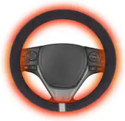 12v Heated Steering Wheel Cover Tangle Free Design Car Heating Hand Warmer 15in Kit