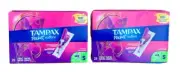 Tampax Pocket Radiant Tampons, Super Absorbency, 2 Boxes of 28 (56 total)