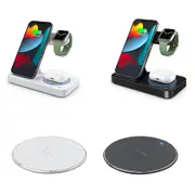 3 in 1 Fast Wireless Charger Station Dock For Apple Watch iPhone 14 Pro 13 12