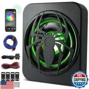 Tiusone 10'' 700W Under-Seat Slim Active Powered Car Subwoofer, Supports High