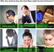 Inch Anti Blue Light Screen Protector for HP Envy 17.3/Pavilion 17. 2-Pack 17.3