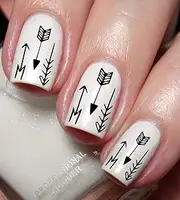 Arrow Nail Art Decal Sticker