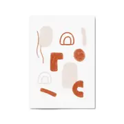 Modern Abstract Shape Minimal Retro Wall Art #7