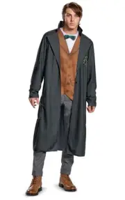 Disguise Men's Harry Potter Fantastic Beasts Newt Scamander Deluxe Adult...