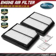 2x Engine Air Filter for Honda Civic CRX 1988-1991 1.5L 1.6L 17220PM7000 A34487 (for: Honda)