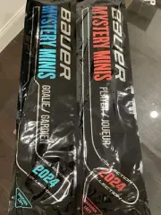 Bauer Mystery Minis Stick 2024 - SEALED set of 2 - 1 Goalie and 1 Lefty - NEW!