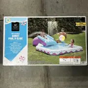 Member's Mark Inflatable Donut Pool and Water Spray Slide w/ Ball
