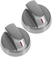 Abaodam 2pcs Zinc Alloy Gas Stove Knobs Replacement for Cooktops Easy to Install Durable Control Knobs for Home Outdoor and Commercial Cooking
