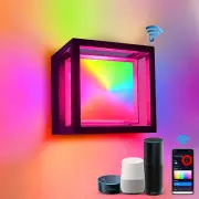 WIFI Smart LED Wall Lamp Outdoor Light Fxiture 20W 2700K-6500K Waterproof RGBICW