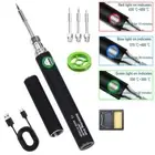 Cordless Soldering Iron Set,Portable Rechargeable USB Soldering Iron with 3 Tips