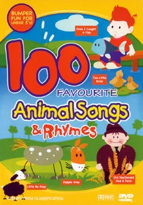 100 FAVOURITE ANIMAL SONGS & RHYMES PRE-SCHOOL EDUCATIONAL DVD