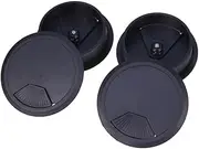 Desk Grommets Hole Covers 2pcs Round Wire Cabinet Wiring Hole Cover Spring