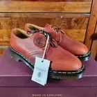 Dr Martens 1461 Dark Tan Made In England Size 5 Goodyear Welted Brown RRP £190
