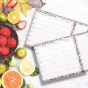 Magnetic Weekly Meal Planner Notepad: 6.6'' x 9.8"/58 Sheets