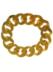 Gangsta Rap Gold Chain Bracelet Golden Chunky Gold Chain Hip Hop