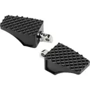 LA Black County Footpegs w New Clevis Harley Breakout 107 18-19