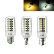 E27 E14 B22 9W SMD 7030 Pure White Warm White LED Corn Light Lamp Bulb AC110V AC220V E14 AC220V WARM WHITE