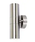 Beacon Lighting Lucci Project Up/Down Exterior Wall Bracket in Stainless Steel