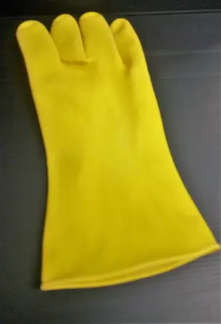 5種尺寸! 12雙 黃色 獵人牌 橡膠手套 工業用手套 乳膠手套 防水手套 清潔手套 塑膠手套 工業手套 塑膠手套 洗車