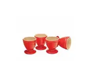 La Cuisson Egg Cup Set of 4 Red