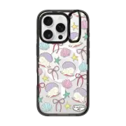 iPhone 16 Pro Impact Ring Stand Case MagSafe Compatible pearl bunny