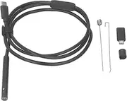 Respicefinem USB C Endoscope Camera 1920P Dual Lens IP67 Inspection Camera with Semi Cable for Mobile Phone Meter Cable Supports Android and iOS Smartphones with OTG Function (3M)