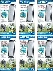 Marina Slim Filter Carbon Plus Ceramic Cartridge, 18-count