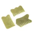 Gua Sha Board Comb Natural Jade Face Body Care Scraping SPA Massage Stone Too HF