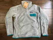 Patagonia Women's Re-Tool Snap-T Fleece Pullover Small S Grey Gray