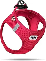 Curli Vest Harness Air-Mesh Dog Harness Pet Vest No-Pull Step-in Harness with Padded Vest Red XL