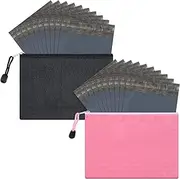 100 Pcs Feminine Personal Disposal Bags and 2 Pcs Purse Pouch with Zipper Sanitary Napkin Disposal Bags Disposable Feminine Hygiene Disposal Bags Black Opaque Discreet Disposal for Tampons Pads Liners